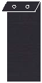 Linen Black Layer Invitation Cover (3 7/8 x 9 1/4) - 25/Pk