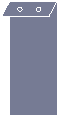 Cobalt Layer Invitation Cover (3 7/8 x 9 1/4) - 25/Pk