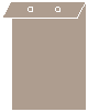 Pyro Brown Layer Invitation Cover (5 3/8 x 7 3/4) - 25/Pk