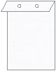 Linen Solar White Layer Invitation Cover (5 3/8 x 7 3/4) - 25/Pk