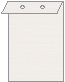 Linen Natural White Layer Invitation Cover (5 3/8 x 7 3/4) - 25/Pk