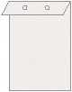 Linen Natural White Layer Invitation Cover (5 3/8 x 7 3/4) - 25/Pk