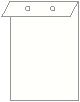 White Pearl Layer Invitation Cover (5 3/8 x 7 3/4) - 25/Pk