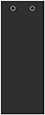 Black Layer Invitation Insert (3 1/2 x 9) - 25/Pk