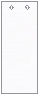 Linen Solar White Layer Invitation Insert (3 1/2 x 9) - 25/Pk