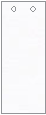 Linen Solar White Layer Invitation Insert (3 1/2 x 9) - 25/Pk