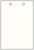 Crest Natural White Layer Invitation Insert (5 x 7 1/2) - 25/Pk