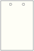 Textured Bianco Layer Invitation Insert (5 x 7 1/2) - 25/Pk