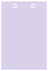 Purple Lace Layer Invitation Insert (5 x 7 1/2) - 25/Pk