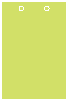 Citrus Green Layer Invitation Insert (5 x 7 1/2) - 25/Pk