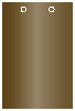 Bronze Layer Invitation Insert (5 x 7 1/2) - 25/Pk
