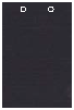Linen Black Layer Invitation Insert (5 x 7 1/2) - 25/Pk