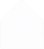 Bright White Dutch Felt Outer #7 Liner (for Outer #7 envelopes) - 25/Pk