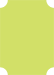 Citrus Green Notch Card 3 1/2 x 5 - 25/Pk