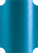 Teal Silk Notch Card 3 1/2 x 5 - 25/Pk