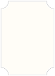 Crest Natural White Notch Card 4 1/2 x 6 1/4 - 25/Pk