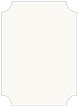 Eggshell White Notch Card 4 1/2 x 6 1/4