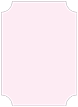 Pink Feather Notch Card 4 1/2 x 6 1/4 - 25/Pk