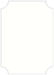 White Pearl Notch Card 4 1/2 x 6 1/4