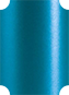 Teal Silk Notch Card 4 1/2 x 6 1/4 - 25/Pk