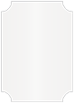 Pearlized White Notch Card 5 x 7 - 25/Pk