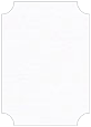Linen Solar White Notch Card 5 x 7 - 25/Pk