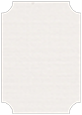 Linen Natural White Notch Card 5 x 7 - 25/Pk