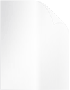 White Semi Gloss 130 lb. Cover 8 1/2 x 11 - 25/Pk