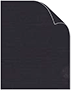 Black Classic Linen Text 8 1/2 x 11 - 50/Pk