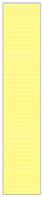 Angel Hair Yellow Belly Belt 3 1/2 x 18 - 25/Pk