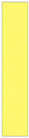 Zig Zag Yellow Belly Belt 3 1/2 x 18 - 25/Pk