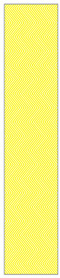 Zig Zag Yellow Belly Belt 3 1/2 x 18 - 25/Pk