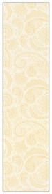 Paisley Gold Belly Belt 4 1/2 x 18 - 25/Pk