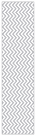 Chevron Pewter Belly Belt 4 1/2 x 18 - 25/Pk