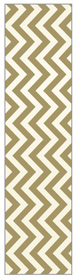 Chevron Olive Belly Belt 4 1/2 x 18 - 25/Pk