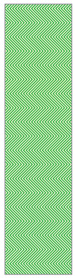 Zig Zag Green Belly Belt 4 1/2 x 18 - 25/Pk