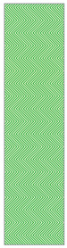 Zig Zag Green Belly Belt 4 1/2 x 18 - 25/Pk