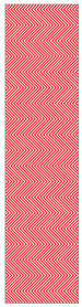 Zig Zag Red Belly Belt 4 1/2 x 18 - 25/Pk