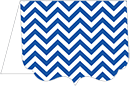 Chevron Comet Crenelle Folded Card 4 1/4 x 5 1/2 Folded - 10/Pk