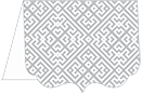 Maze Grey Crenelle Folded Card 4 1/4 x 5 1/2 Folded - 10/Pk