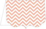 Chevron Ginger Crenelle Folded Card 5 x 7 Folded - 10/Pk