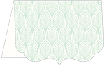 Glamour Green Tea Crenelle Folded Card 5 x 7 Folded - 10/Pk