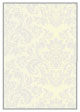 Floral Grey Flat Card 3 1/2 x 5 - 25/Pk