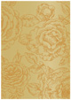 Rose Bronze Flat Card 3 1/2 x 5 - 25/Pk