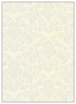Floral Grey Flat Card 5 1/4 x 7 1/4 - 25/Pk
