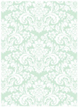 Floral Green Tea Flat Card 5 1/4 x 7 1/4 - 25/Pk