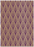 Glamour Purple Flat Card 5 1/4 x 7 1/4 - 25/Pk