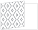 Rhombus Grey Fold Away Invitation 5 x 7 - 25/Pk