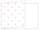 Polkadot Pink Fold Away Invitation 5 x 7 - 25/Pk