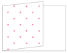 Polkadot Pink Fold Away Invitation 5 x 7 - 25/Pk